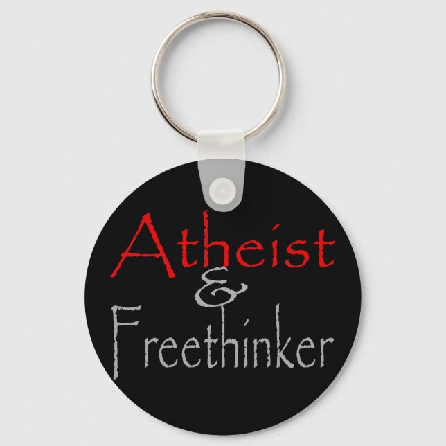 Atheist and Freethinker Key Ring (Front)