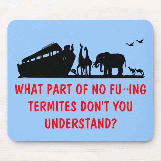 Atheist ark mouse mat (Front)