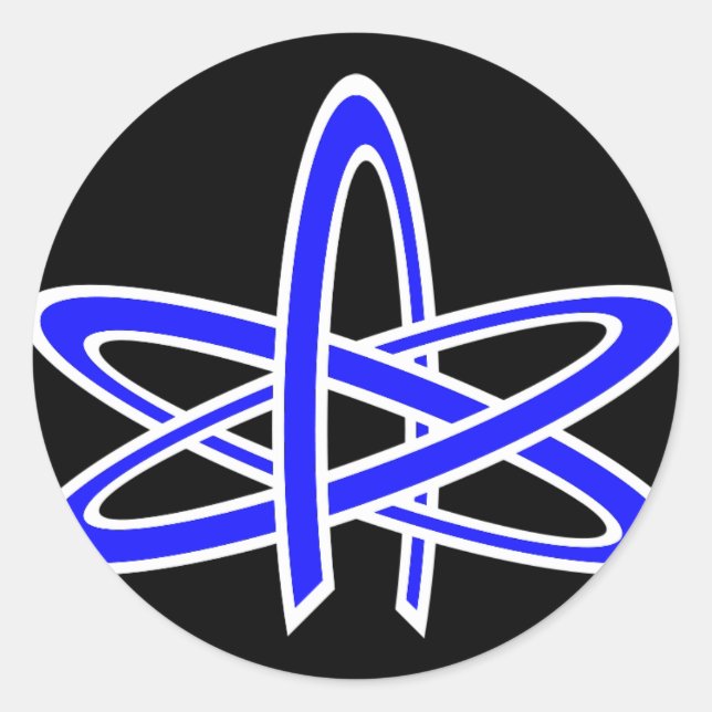 Atheist Atom Sticker (Front)