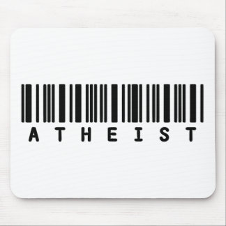 Atheist Bar Code Mouse Mat