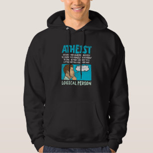 Atheist Because God Sending Himself To Sacrifice H Hoodie