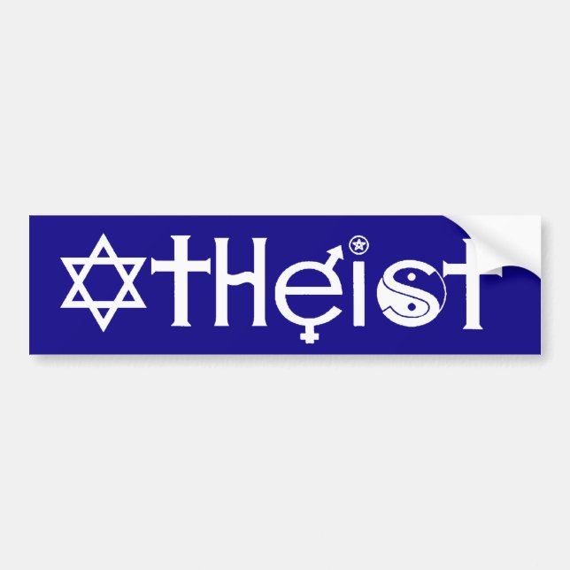 Atheist Bumper Sticker (Front)