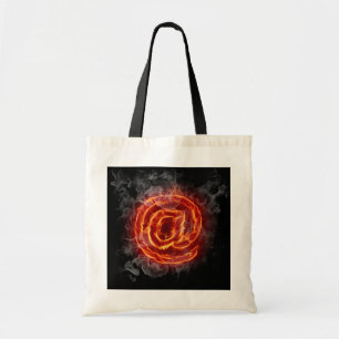 Atheist - burning A @ Tote Bag