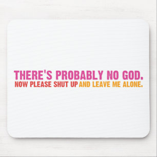 Atheist Bus Campaign (Variation) Mouse Mat