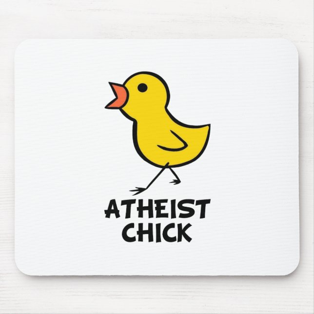 Atheist Chick Mousepad (Front)