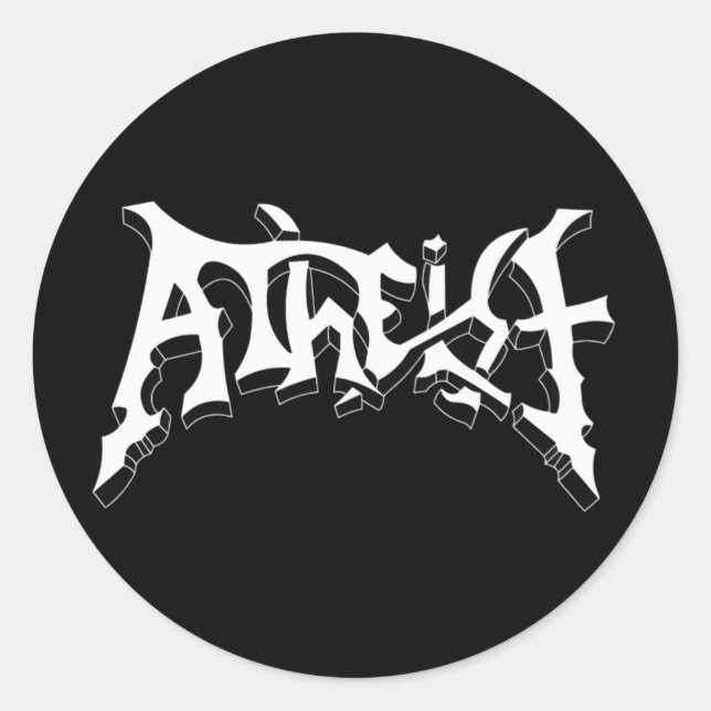 Atheist Classic Round Sticker (Front)