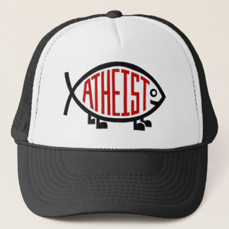 Atheist Fish Trucker Hat