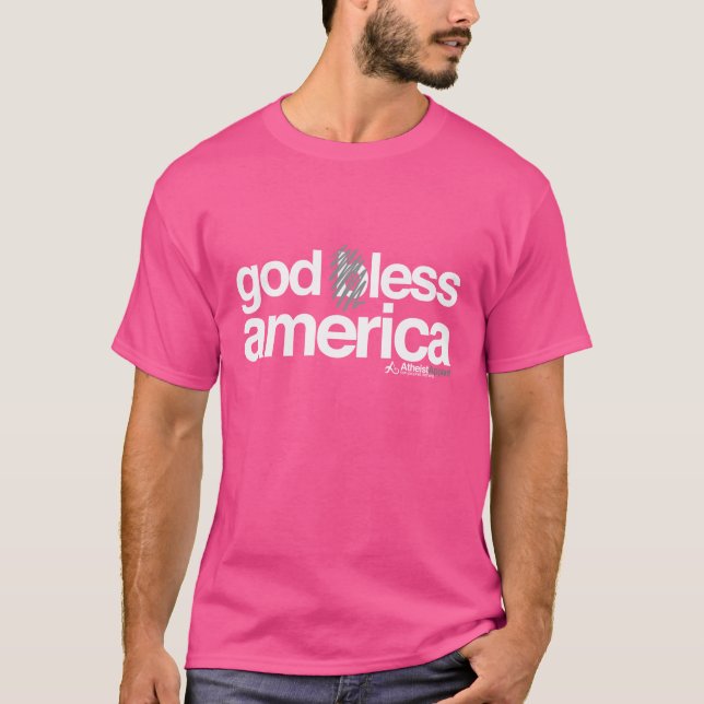 Atheist - Godless America T-Shirt (Front)
