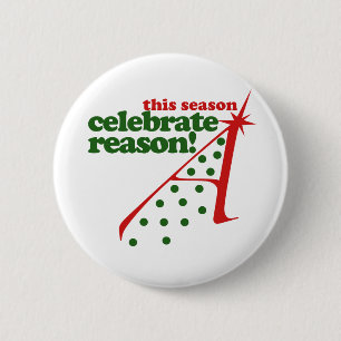 Atheist Holiday Season 6 Cm Round Badge