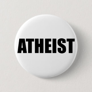 Atheist (imp black) 6 cm round badge