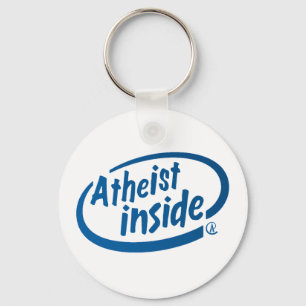 Atheist Inside Key Ring
