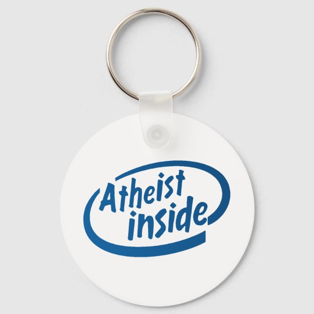 Atheist Inside Key Ring (Front)