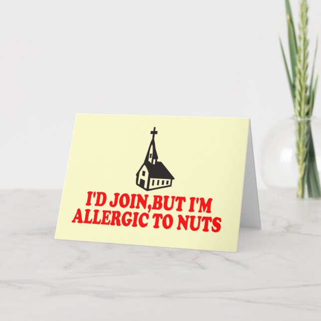 Atheist joke card (Front)