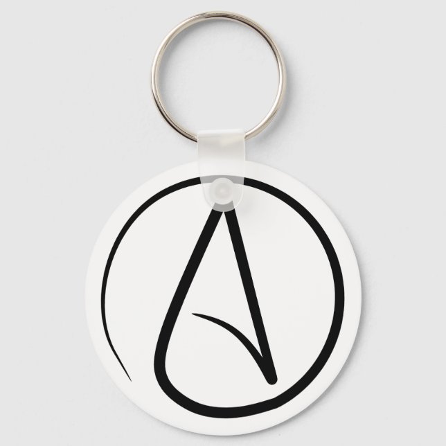 Atheist Keychain (Front)