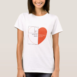 Atheist Mind, Humanist Heart T-Shirt