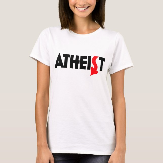  ATHEIST: No "tall tails" - T-Shirt (Front)