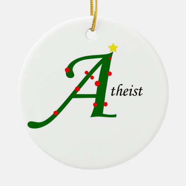 Atheist Ornament (Front)