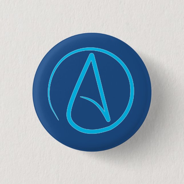 Atheist Pin (Front)