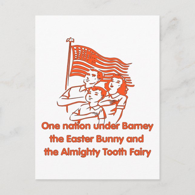 Atheist Pledge Postcard (Front)