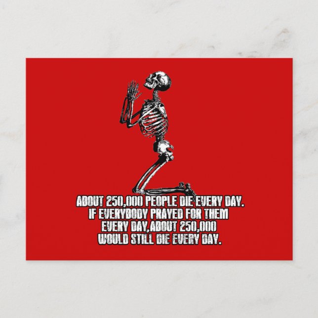 Atheist Postcard (Front)