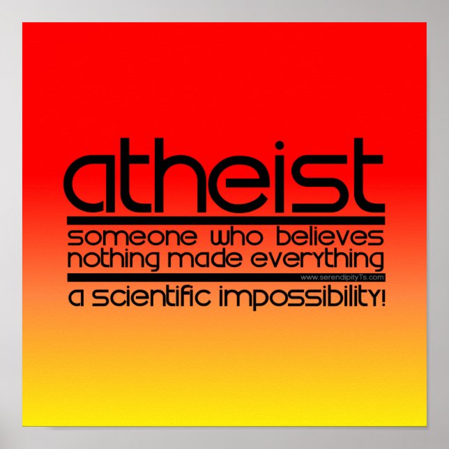 Atheist Poster (Front)