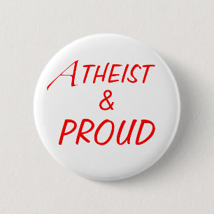 Atheist & Proud Button