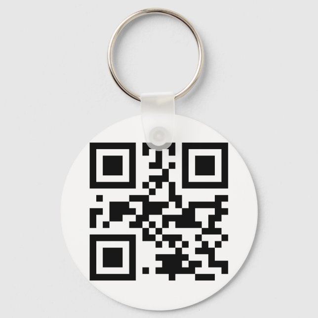 "ATHEIST" QR code Key Ring (Front)