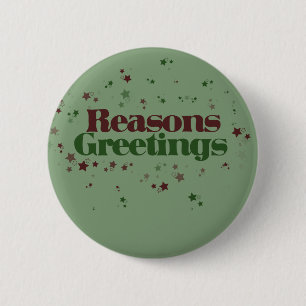 Atheist Reasons Greetings 6 Cm Round Badge