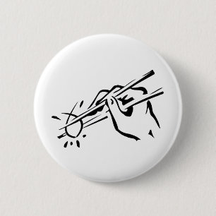 Atheist Sushi! (ichthys) 6 Cm Round Badge