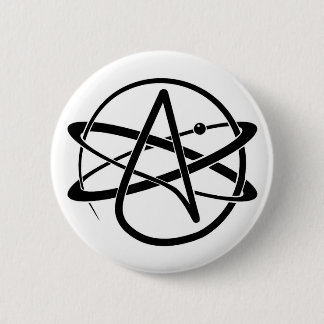 Atheist Symbol 6 Cm Round Badge