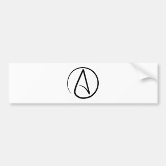 Atheist Symbol Bumper Sticker
