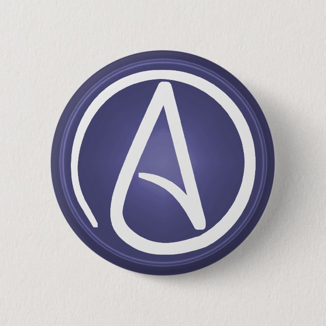 Atheist Symbol button (Front)