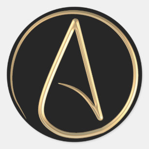 Atheist stickers  labels  zazzle uk Atheist stickers  labels  zazzle uk