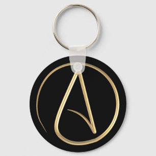 Atheist Symbol Key Ring