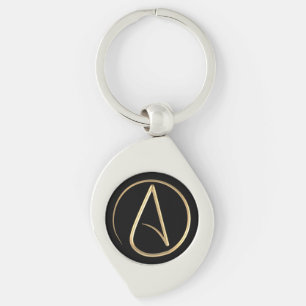 Atheist Symbol Key Ring