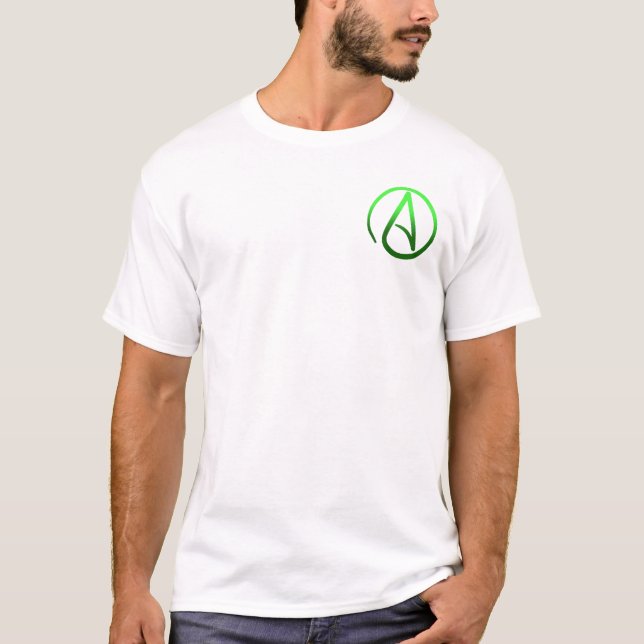 Atheist Symbol Men's Shirt (Front)