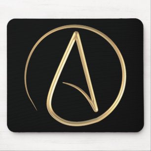 Atheist Symbol Mouse Mat