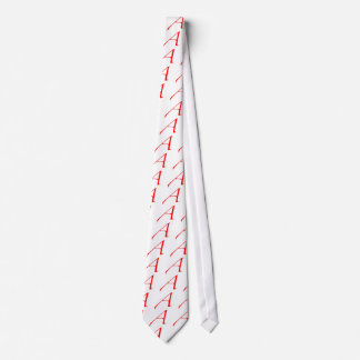 Atheist Symbol (Red A) Tie