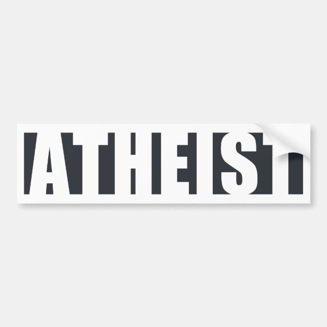 Atheist Within Bumper Sticker (Front)