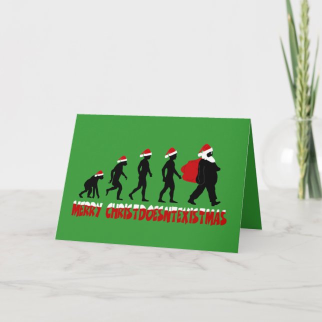 Atheist Xmas Holiday Card (Front)