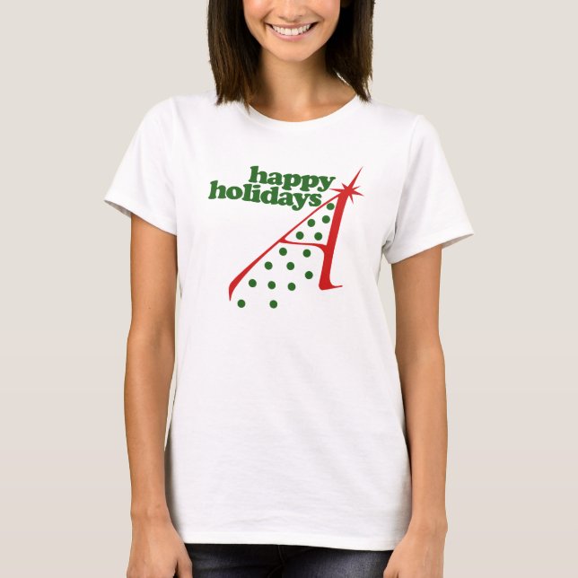 Atheist Xmas Tree T-Shirt (Front)