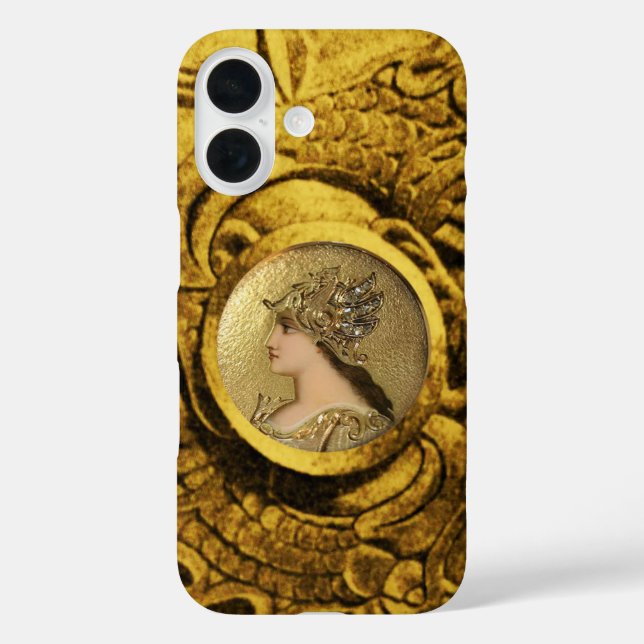 ATHENA AND FIGHTING GRYPHONS Case-Mate iPhone CASE (Back)