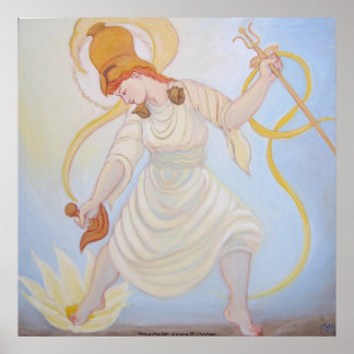 Athena as a Naro Dakini Poster