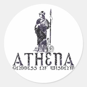 Athena Classic Round Sticker
