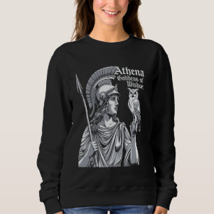Athena Goddess of Wisdom Olympians Ancient Greek M Sweatshirt