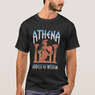 Athena Goddess of Wisdom Olympians Ancient Greek M T-Shirt