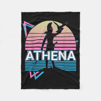 Athena Greek Goddess Of Wisdom And War  Fleece Blanket