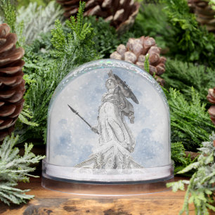 Athena Greek Goddess Statue   Ancient Greek Snowglobe