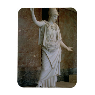 Athena, Greek, probably 5th century BC (marble) Magnet
