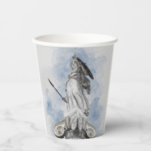 Athena Greek Statue Paper Cups – Ancient Greece 